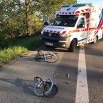 Policia vysetruje nehodu pri Mlynici tazko zraneny 9rocny cyklista