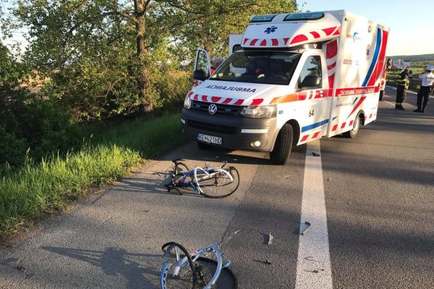 Policia vysetruje nehodu pri Mlynici tazko zraneny 9rocny cyklista