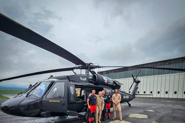 Slovensky vrtulnik pomoze Bulharsku s hasenim poziarov