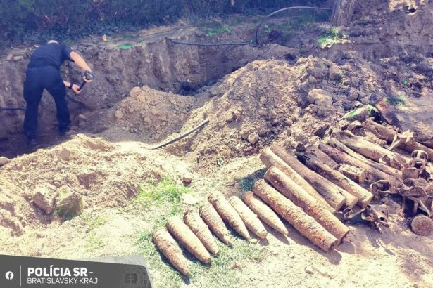 Blizko Javorinskej ulice nasli delostrelecku municiu