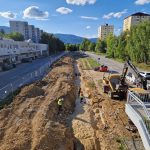 Cesta cez mesto bude pomalsia prace potrvaju este par tyzdnov