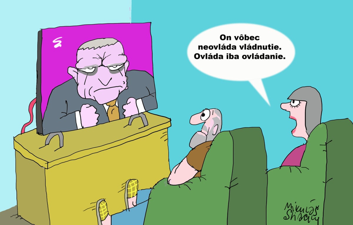 Karikatura dna Nepatrny rozdiel