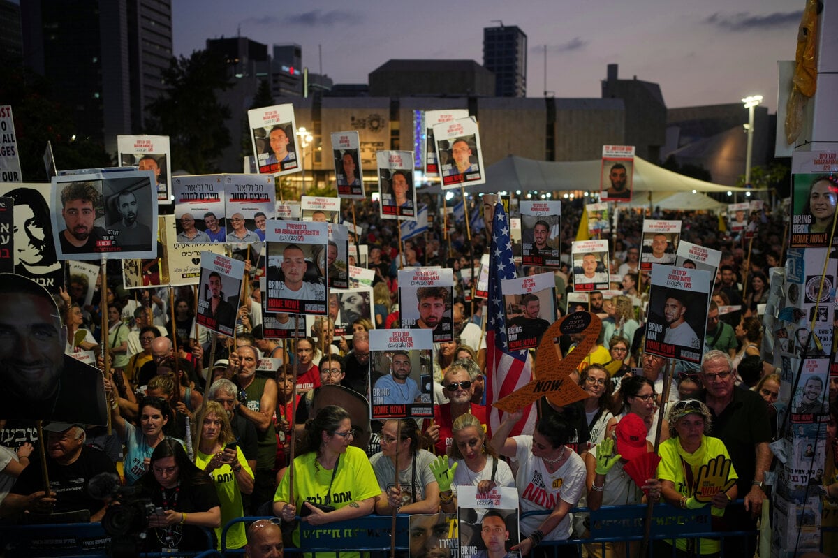 V Tel Avive protestovalo proti planu obsadit Gazu tisice ludi