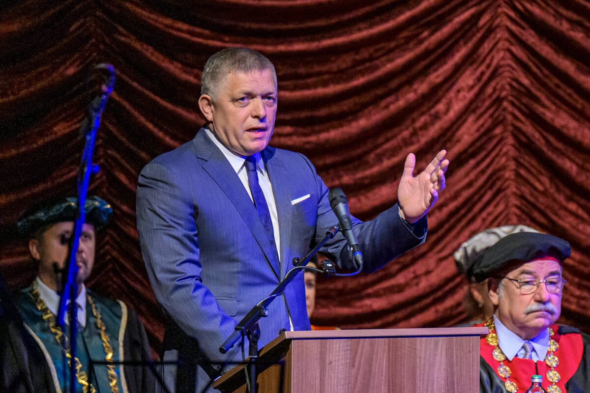 Fico hovoril pre univerzitu Spomenul Palestinu kritiku Unie a novy svetovy poriadok