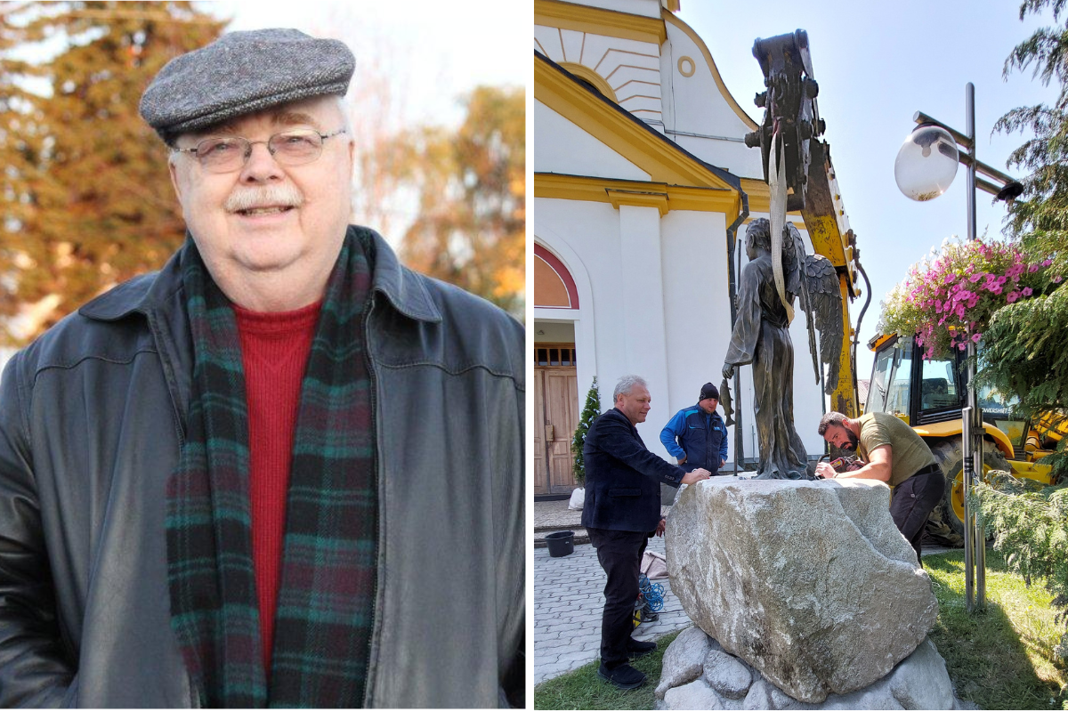 Oravskych emigrantov chrani archanjel Rafael Sochu mu postavili v Habovke