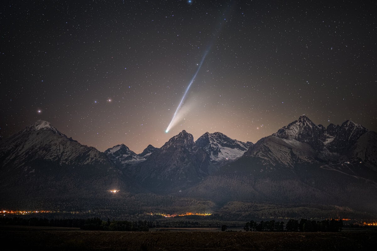 Snimka komety nad Tatrami zaujala NASA