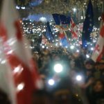 Gruzinsko si pripomina prve vyrocie proeuropskych zhromazdeni