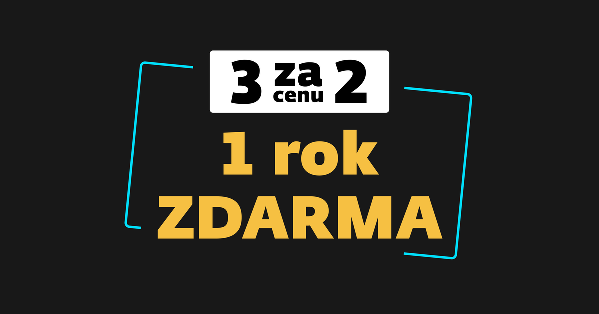 K dvojrocnemu predplatnemu pridame jeden rok zdarma