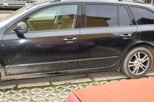 Podozrivy vodic narazil do policajtovho auta