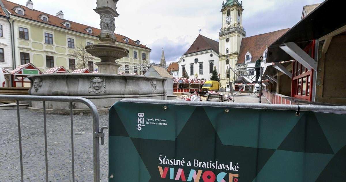 V centre Bratislavy otvori vianocne trhy aj Petrzalka