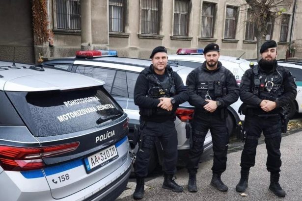 Zrazen zena stratila krv krvacanie zastavili traja policajti