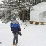 Betlehem zo snehu pri Rainerke ale bez strechy