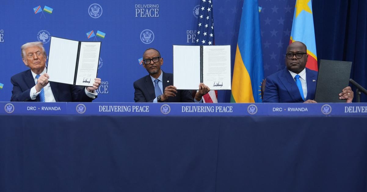 Prezidenti KDR a Rwandy spolu s Trumpom podpisali mierovu dohodu