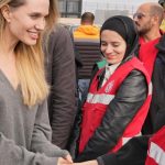 Angelina Jolieova navstivila egyptsku stranu priechodu Rafah