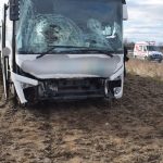 Na R1 sa stala nehoda autobusu Hlasia troch zranenych