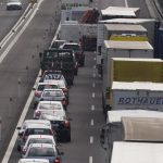 Na ceskej D2 smerom na Brno sa prevrtil nakladny automobil