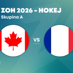 ONLINE Kanada Francuzsko dnes hokej na ZOH 2026 ZIVE skupina A