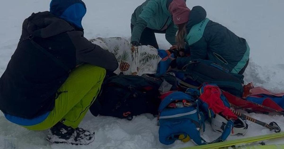 skialpinista v tatrach narazil do skaly pomohli mu zamestnanci chaty a horski zachranari korzar spis a gemer sme