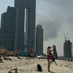 Slovenky uviazli v Dubaji Od rana nad hlavami neustale pocujeme vybuchy Odletiet nie je mozne