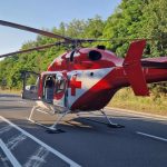 Vazna nehoda pri obci Horny Bar do akcie su zapojene vsetky zachranne zlozky