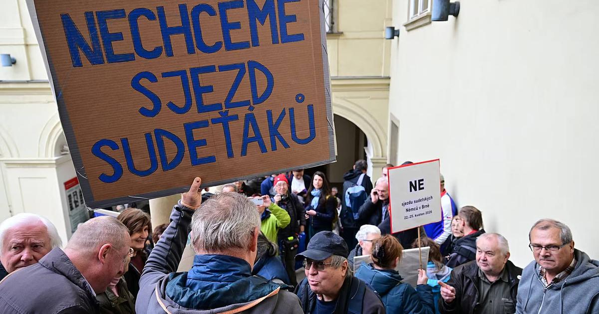 Brno rozdelilo navrat sudetskych Nemcov Ruky prec od Benesovych dekretov volali Cesi