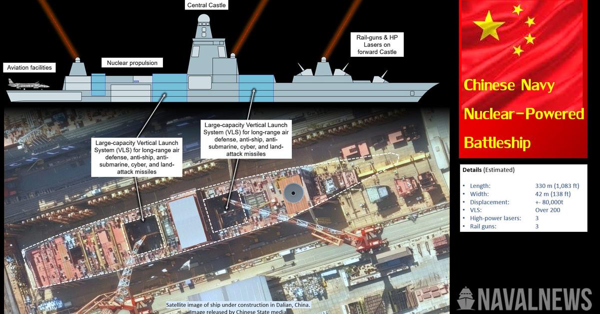 Parametrami by sa jej ziadna inna nevyrovnala Cina stavia vojnovu superlod vybavenu laserovymi zbranami