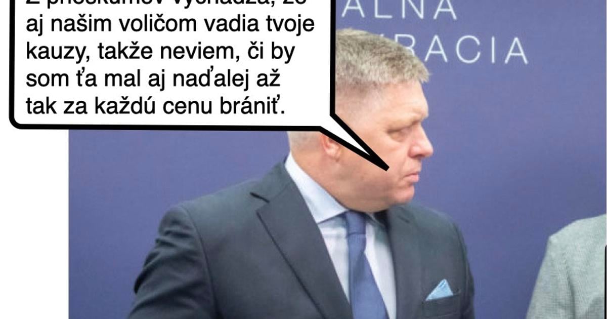 Cynicka obluda Ficovo mensie zlo