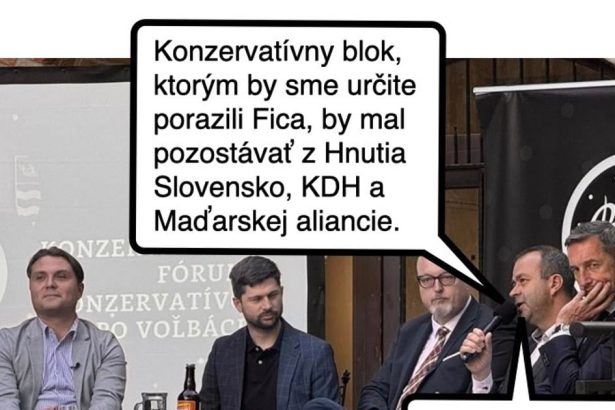 Cynicka obluda Konzervativny blok Ficovych pomocnikov