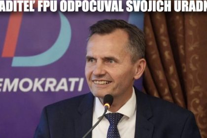 Cynicka obluda Galko s vysnivanu trafikou