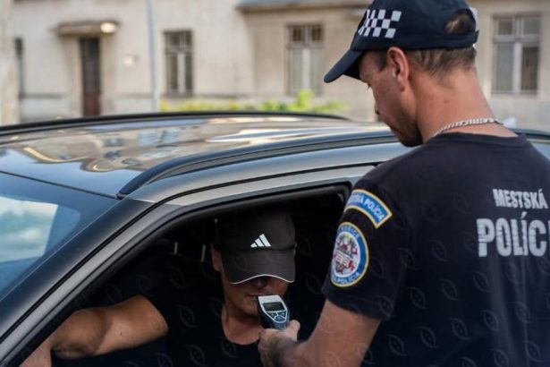 Vodic sposobil nehodu a chcel ujs Policajti ho na krizovatke zablokovali Bol pod vplyvom alkoholu