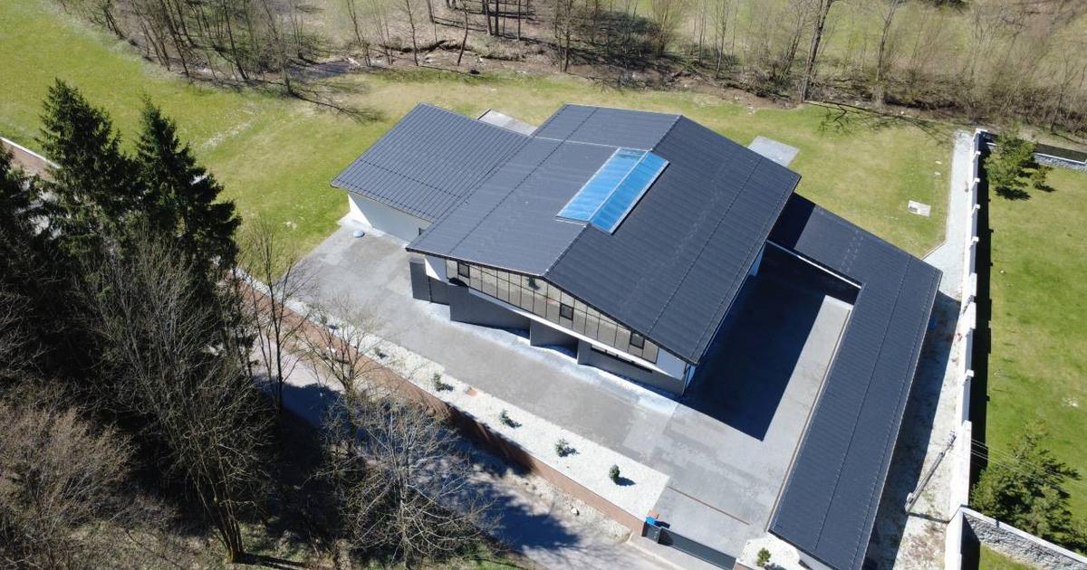 vypchaty lev na chodbe zlate lustre exmanazerovi dopravneho podniku beru okazalu haciendu