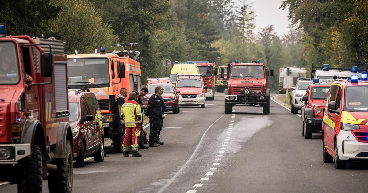Nemecke pohranicne mesto nariadilo ciastocnu evakuaciu z dovodu rozsiahleho poziaru v Belgicku