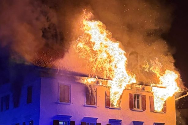 Pri poziari v bytovom dome v svajciarskom meste Thusis prisli o zivot dvaja ludia