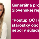 za sest rokov jednasti priestupkov k starostke malatinej sa vyjadril generalny prokurator