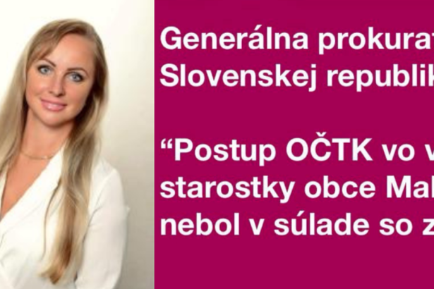 za sest rokov jednasti priestupkov k starostke malatinej sa vyjadril generalny prokurator