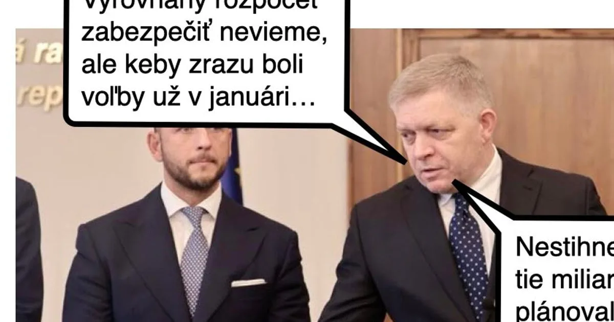 Cynická obluda: Predčasné voľby ako fiškálna zodpovednosť