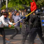 Násilnosti na proteste farmárov a pastierov v Rumunsku