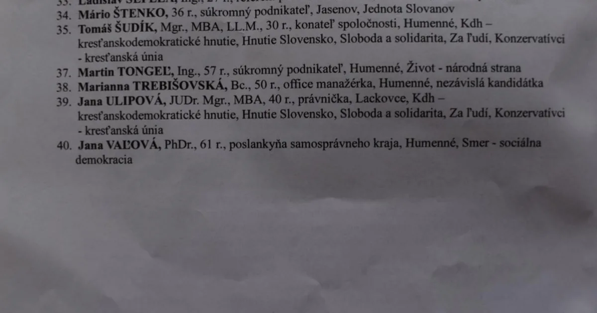 Pred voľbami nastal v meste zvláštny problém. Všetko sa začalo jednou chybou...