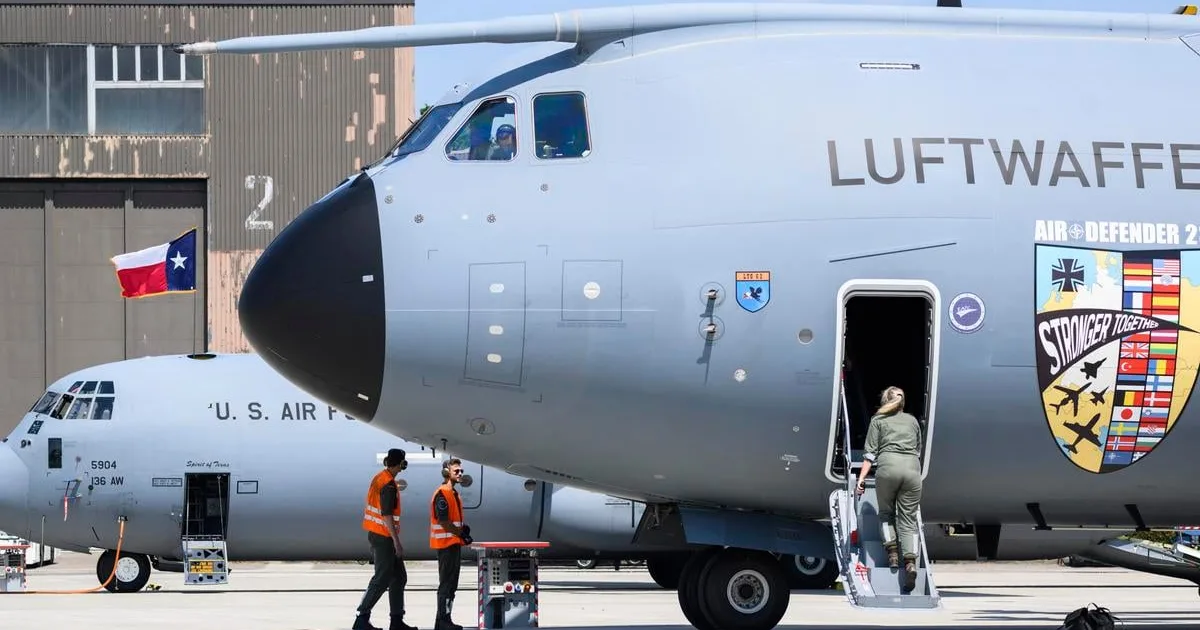 Pri základni nemeckého vojenského letectva spadol neidentifikovaný dron