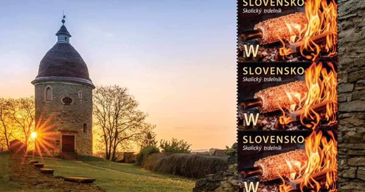 Skalický trdelník sa dostal na známku. Emisia pripomína sladký symbol Záhoria