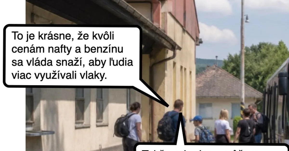 Cynická obluda: Nafta je drahá, cestujte viac vlakom