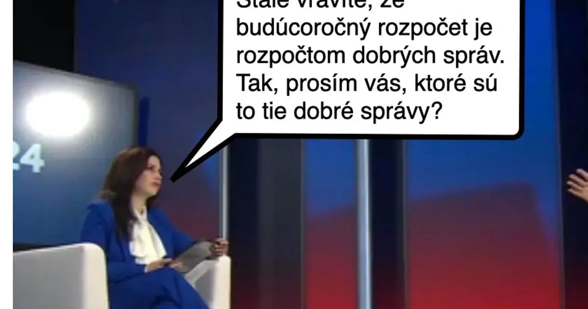 Cynická obluda: Skutočne dobrá správa v budúcoročnom rozpočte