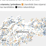 Hlas a Sme rodina slabnú, Republika a nezávislí rastú. Pozrite mapy