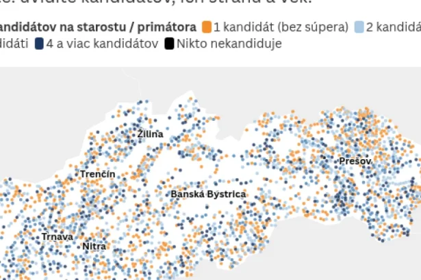 Hlas a Sme rodina slabnú, Republika a nezávislí rastú. Pozrite mapy