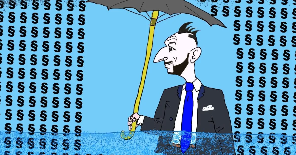 Karikatúra dňa: Hladina vody neustále stúpa a situácia je čoraz vážnejšia
