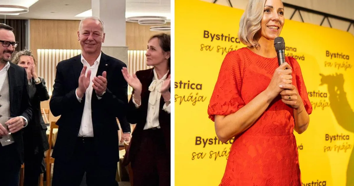 Nosko obhájil primátorský post v Banskej Bystrici, Javorčíková tesne nestačila