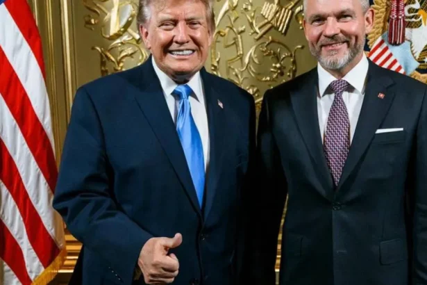 Prezident Pellegrini sa počas návštevy zúčastnil na rokovaní