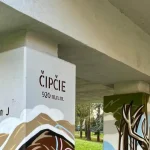 Zo siedmich pilierov vznikla mapa hôr. Nový streetart oživil most na sídlisku